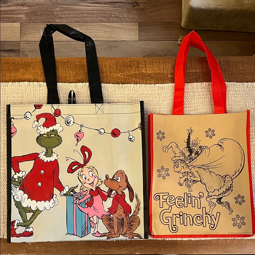 Grinch Reusable Tote Set